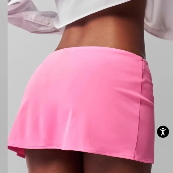 GUZIO Micro Mini Skirt - Pink - Picture 4 of 6